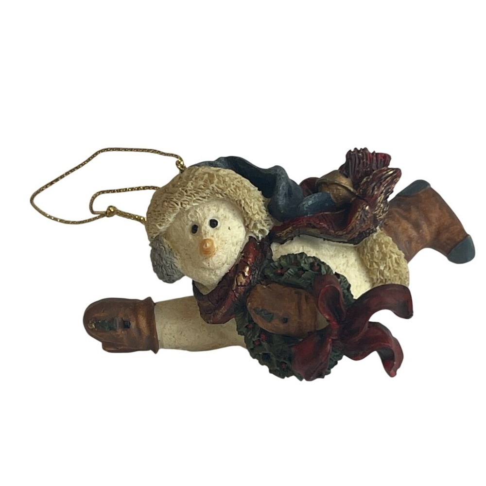 Vintage‎ Snowman Ornament Holiday Home Decor Decoration Festive Christmas